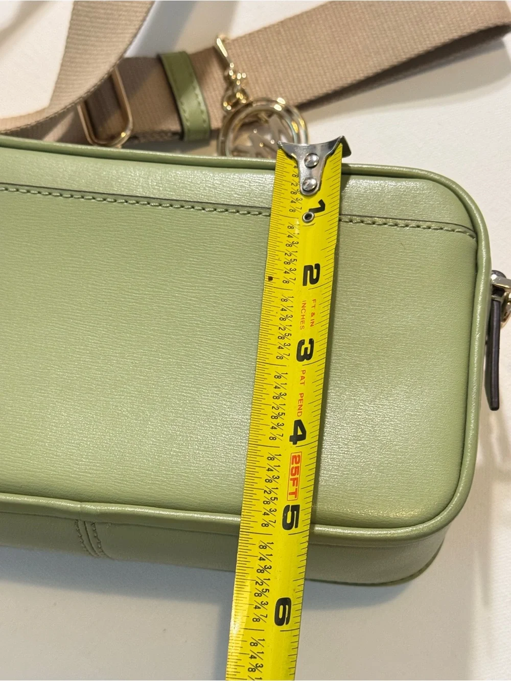 NWT Michael Kors BRADSHAW Crossbody Handbag LIGHT SAGE